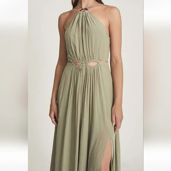 NWT REISS | $295 Marta Midi Dress Pink - Picture 7 of 8